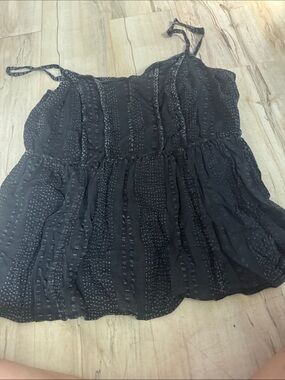 torrid Black Textured Spaghetti Strap Camisole
